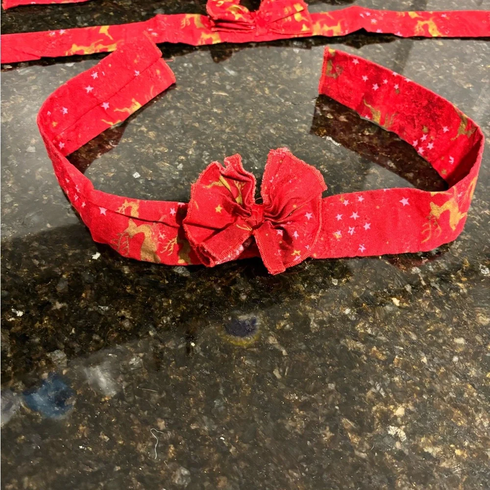 Set of Three New Holiday Dog Collar Sleeves
